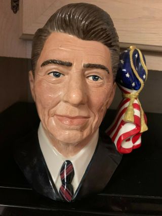 Ronald Reagan Character Jug By Royal Doulton The President 