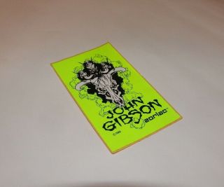 ZORLAC vinyl sticker,  1985,  from PUSHEAD himself JOHN GIBSON 5
