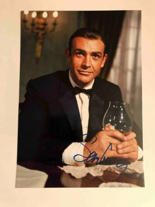 Sean Connery James Bond 007 Indiana Jones Signed Autograph 6x8 Photo