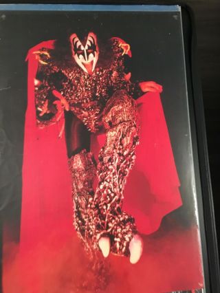 Kiss Gene Simmons Australia Poster Vintage