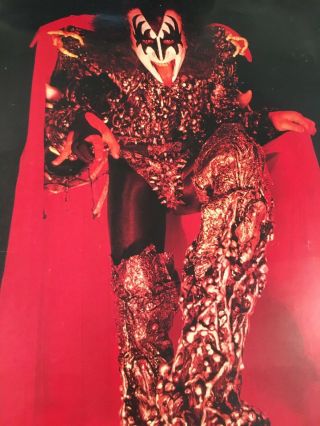Kiss Gene Simmons Australia Poster Vintage 3