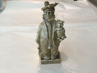 Schafer And Vater Brown Glaze Figural Flask “old Scotch And Little Scotch” Dog