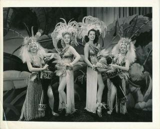 Ann Savage Leslie Brooks Leggy Chorus Girls Vintage Cheesecake Photo