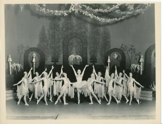 Mary Eaton & Leggy Chorus Girls Vintage 1920s Sally Theater Stage Photo