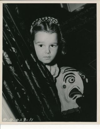 Gigi Perreau Child Star Vintage 1940s Columbia Pictures Portrait Photo