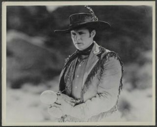 Fred Thomson As Kit Carson 1920s Silent Film Western Promo Photo