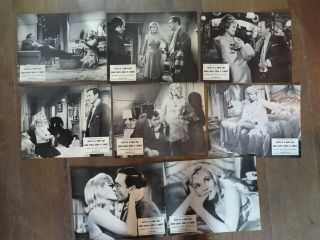 The Rattle Of A Simple Man 1964 British Film Lobby Card Set X 8 Harry H Corbett