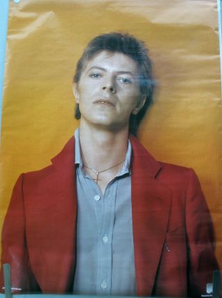 Rare David Bowie 1981 Vintage Music Poster