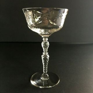 Vintage Libbey Rock Sharpe SALON 1023 Set of 6 Champagne Cocktail Glasses 2