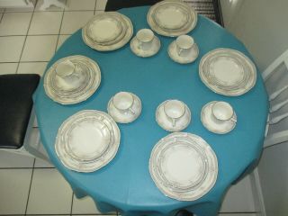 Vintage Noritake China Rothschild Pattern 7293 Dinnerware 30 Piece Set