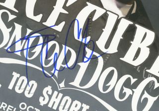 Ice Cube signed autographed concert poster 2014 NWA 2
