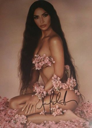 Kim Kardashian Hand Signed 8x10 Photo W/holo