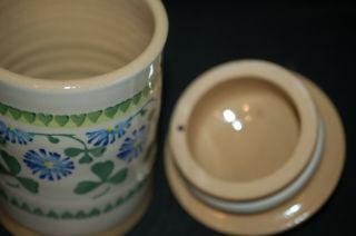 Nicholas Mosse Pottery Ireland Shamrock Clover Canister With Lid 4