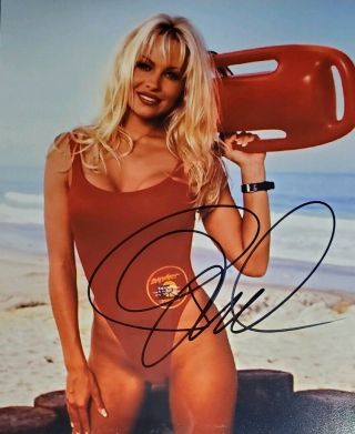 Pamela Anderson Hand Signed 8x10 Photo Holo
