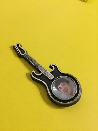 The Beatles Vintage Fabulous John Lennon Jewelry 1960’s Brooch Guitar 4 " Pin