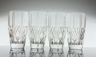 Waterford Crystal Marquis Set Of 4 Brookside Highball Glasses