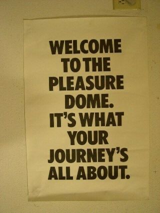 Frankie Goes To Hollywood Poster Welcome To Old