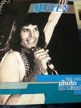 Tear Out Photo Book Queen Book Uk Freddie Mercury 20 Photos And Text 1993