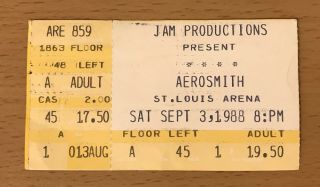 1988 Aerosmith Guns N 