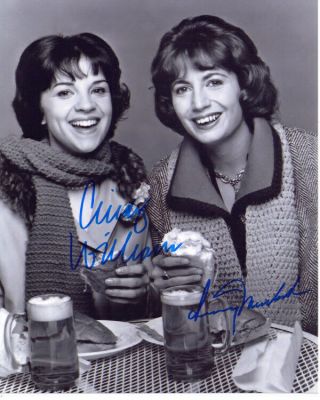 Cindy Williams Penny Marshall Laverne And Shirley Signed 8x10 Photo With