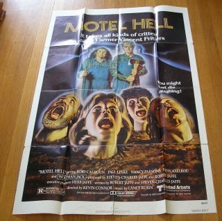 Rory Calhoun 1980 26 " X41 " Movie Poster " Motel Hell " Horror Wolfman Jack