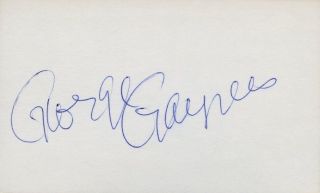 George Gaynes In - Person Autograph - Police Academy