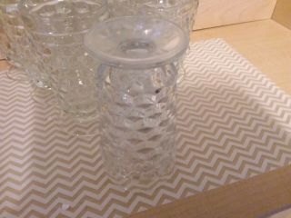 Fostoria American Clear Goblets 5.  75 Iced Tea Water Glasses Set Of 10 1206