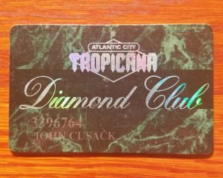John Cusack Casino Card - Tropicana - Atlantic City - Nj