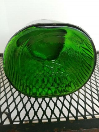 Owens Illinois Hoosier Cabinet Emerald Green Glass Depression Canisters 8 
