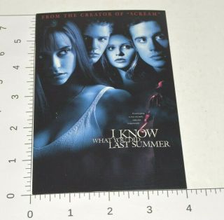 I Know What You Did Last Summer Collectible Advance Movie Screening Ticket Vtg