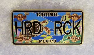 Hard Rock Cafe Cozumel Mexico License Plate Series Pin 93174