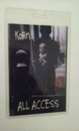 Korn Back Stage All Access Pass