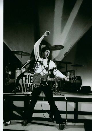 12x8 Inch Photo Hand Signed By Pete Townshend The Who (1)