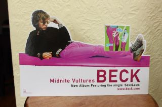 Beck Midnite Vultures Sexx Laws Promotional Standee Geffen 1999 Rare Lp Cd Sign