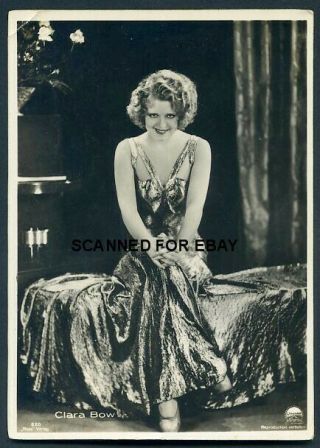 Clara Bow Vintage Lux Edition Ross Verlag 1930s Photo Postcard