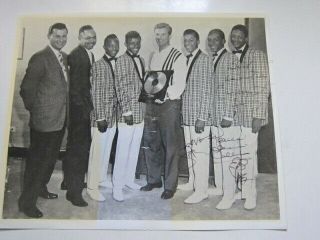 Little Anthony & The Imperials 8x10 Photo Autographed
