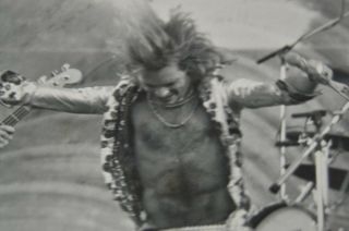 10x8 Vintage Van Halen Live Concert Black & White Photo Photograph RARE 3