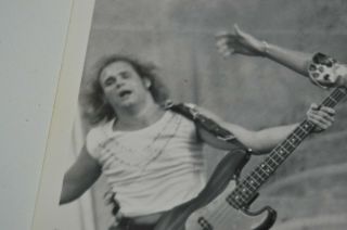 10x8 Vintage Van Halen Live Concert Black & White Photo Photograph RARE 4