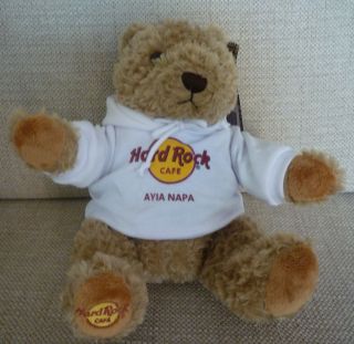 Hard Rock Cafe Ayia Napa Hrc Classic Teddy Bear Plush With Tag