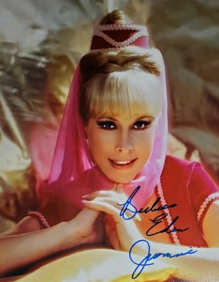 Barbara Eden Hand Signed 8x10 Photo Holo I Dream Of Jeannie