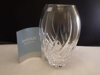 Marquis Waterford Flower Vase Summer Breeze Swirl Lead Crystal Glass Small 7 "