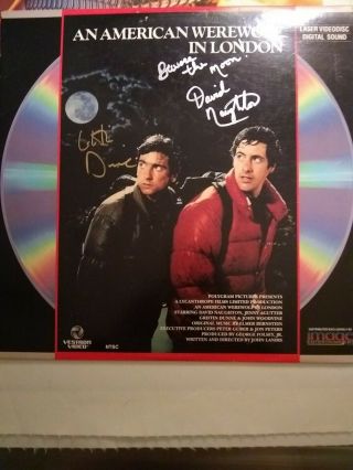 American Werewolf In London Signed Album By David Naughton And Griffin Dunne