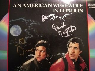 AMERICAN WEREWOLF IN LONDON SIGNED ALBUM BY DAVID NAUGHTON AND GRIFFIN DUNNE 2