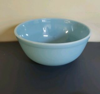 Rare Pyrex Delphite Turquoise Blue Large Mixing Bowl 403