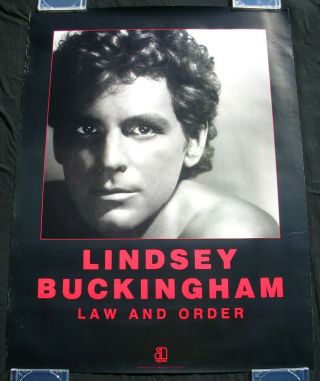 Lindsey Buckingham Fleetwood Mac Law And Order Promo Poster - 1981