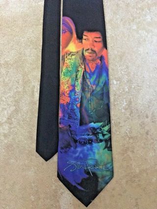Vintage Jimi Hendrix Neck Tie Psychedelic Hendrix Heavy Metal Ralph Marlin Tie
