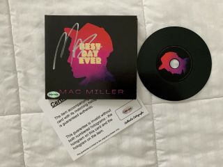 Mac Miller Signed Cd - Best Day Ever - Autograph With