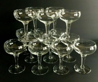 Vintage Classic Champagne Coupes Set Of 15