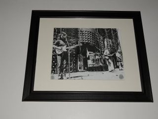 Framed Grateful Dead Wall Of Sound 1974 Jerry,  Bob Mini - Poster,  14 " By 17 " Rare