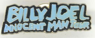 Billy Joel 1983 An Innocent Man Tour Album Enamel Tackpin Button Pin